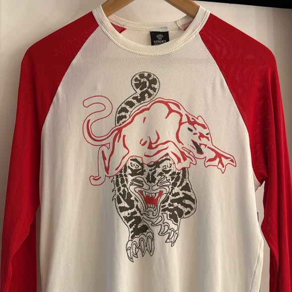 Versace Jeans Couture Long Sleeve Mesh Shirt - Picture 3 of 14